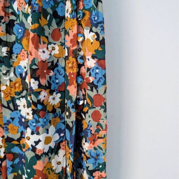 Sezane Floral A-Line Skirt - Multicolor - Picture 2 of 9